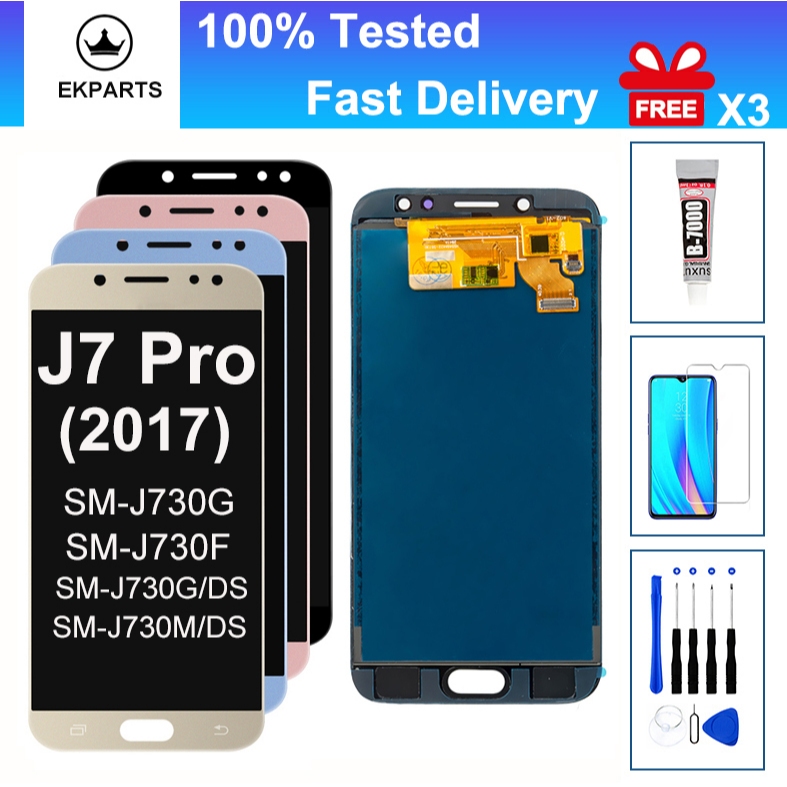 5.5 "LCD สําหรับ Samsung Galaxy J7 Pro J730 SM-J730G/DS จอแสดงผล Touch Screen Digitizer Assembly J73