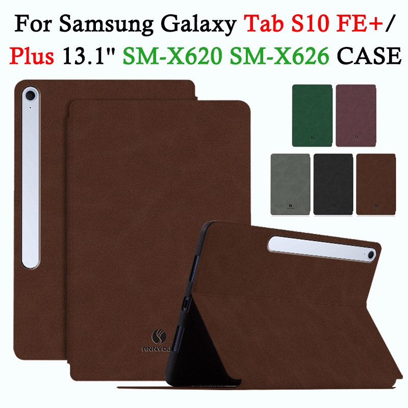 สําหรับ Samsung Galaxy Tab S10 FE + / S10 FE Plus 13.1 WiFi 5G 2025 ขั้นสูง Flip Stent ฝาครอบกันกระแ