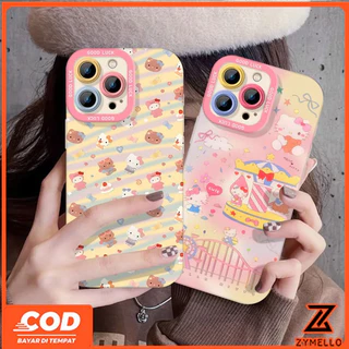 สําหรับVivo V70 FE V60 lite V50 LITE V40 LITE Y05 Y19S Y04 Y29 Y29S V29 V30 Y03 Y18 Y200 Y300 Hello KittyกันกระแทกTPUเคสโทรศัพท์สําหรับสวนสนุก