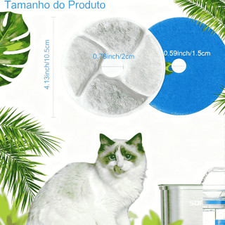 แมวตู้น้ํากรององค์ประกอบตัวกรองคาร์บอนที่เปิดใช้งานตู้น้ําสั…