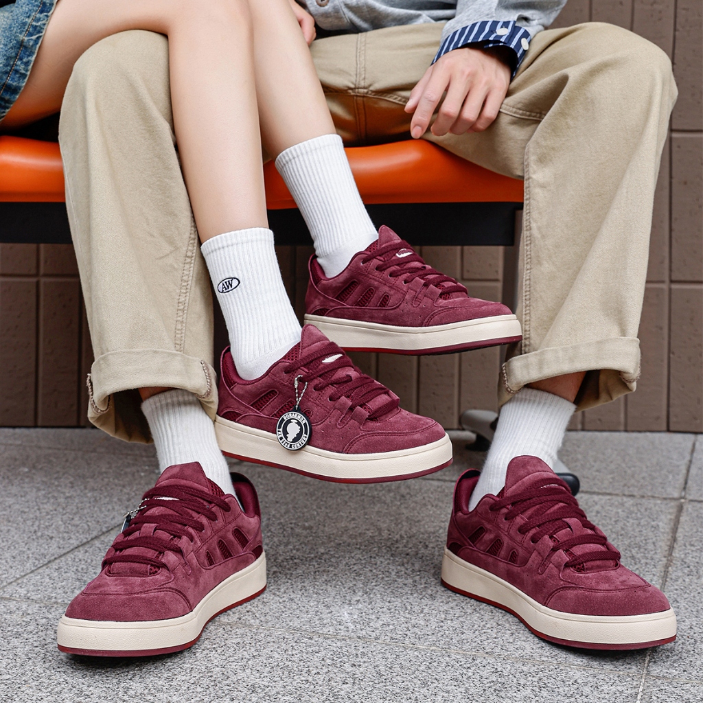 FOXER & Doraemon รองเท้ากีฬาผู้หญิงแฟชั่นสบายต้านเชื้อแบคทีเรียรองเท้าลําลองผู้ชายระบายอากาศ