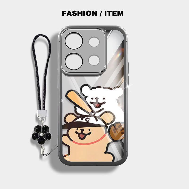 YBDปลอกสําหรับInfinix Smart 7 HD X6515 Tecno POP 7 Pro Spark Go 2023 BF7n BF6 BF7 BF7hน่ารักการ์ตูนเ