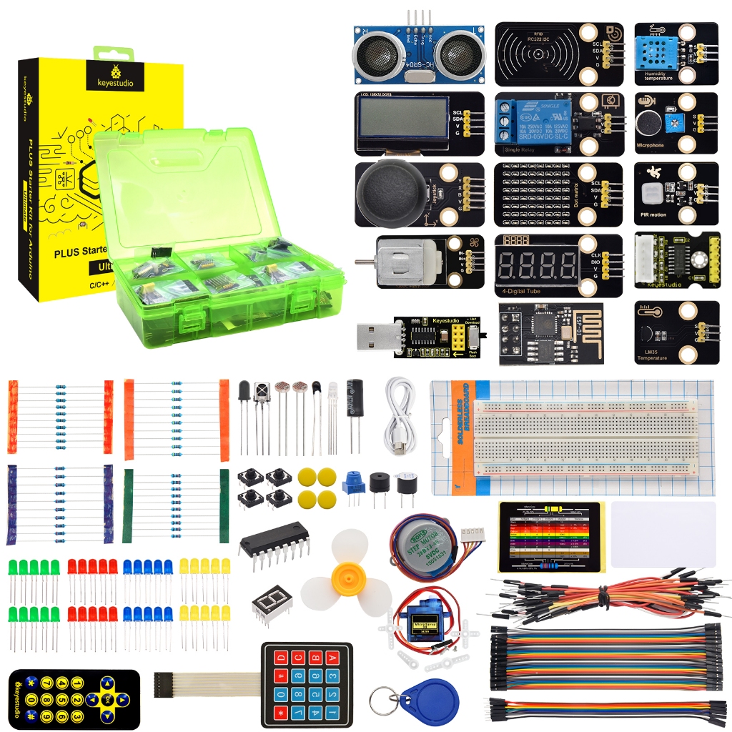 Keyestudio Ultimate IOT Super Starter Kit สําหรับโครงการ Arduino Kit Electronics DIY