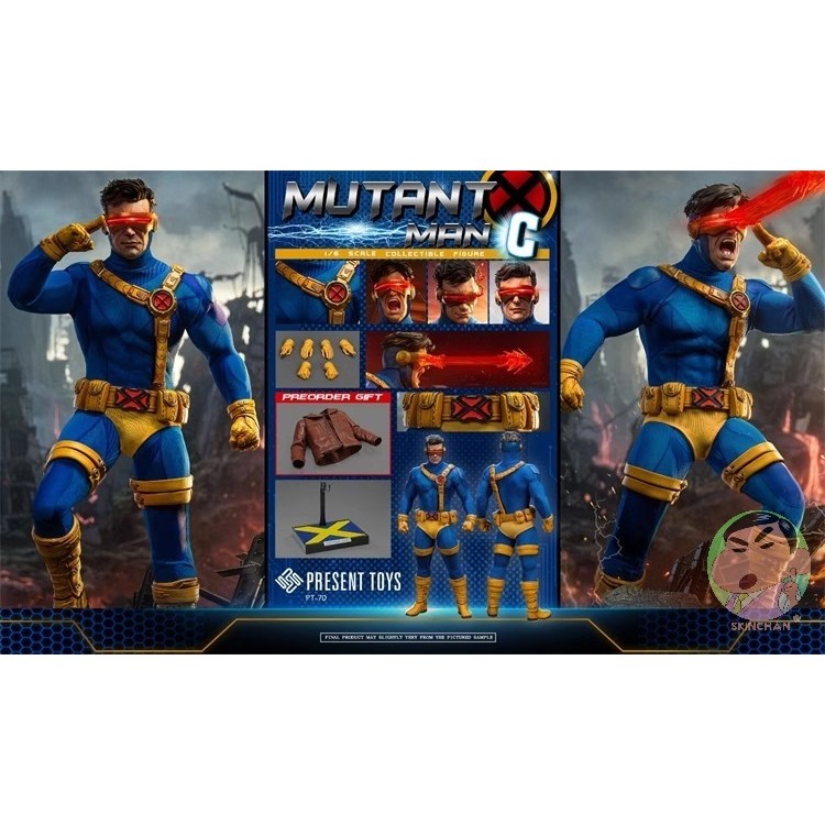 PRESENT TOYS 1/6 PT-sp70&PT-sp71 Mutant Man C Cyclops Action Figure