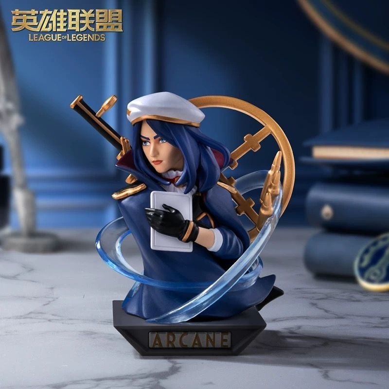 POP MART League of Legends Arcane Caitlyn Figure,สะสมอะนิเมะของเล่นของขวัญคอลเลกชัน