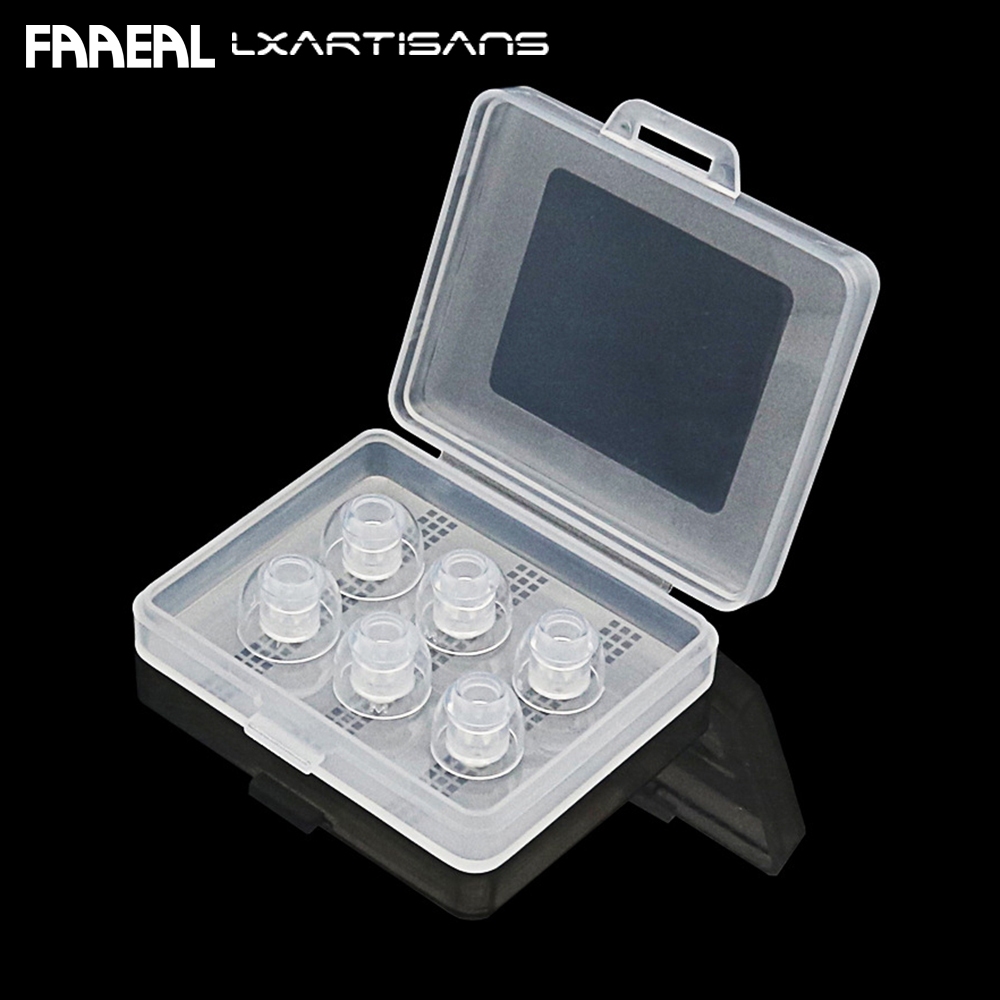 FAAEAL LXARTISANS 2 In 1 Memory Foam Ear Tip ยางซิลิโคนเหลว + ช้า Rebound หน่วยความจําผ้าฝ้ายวัสดุหู