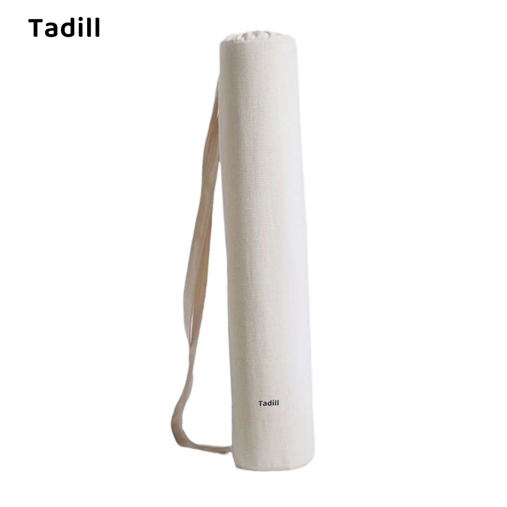 Tadill ทาดิล เสื่อโยคะกระเป๋ากีฬายิมผู้ถือ เชือกรูด ผ้าใบน้ําหนักเบากระเป๋าถือสําหรับเดินทางออกกําลังกายการฝึกอบรมการออกกําลังกายสํานั