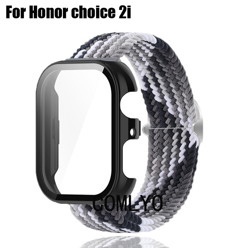 สําหรับ Honor Choice 2i สมาร์ทนาฬิกา Portective กันชนฝาครอบสายไนลอนนุ่มกีฬาผู้หญิงผู้ชาย Band