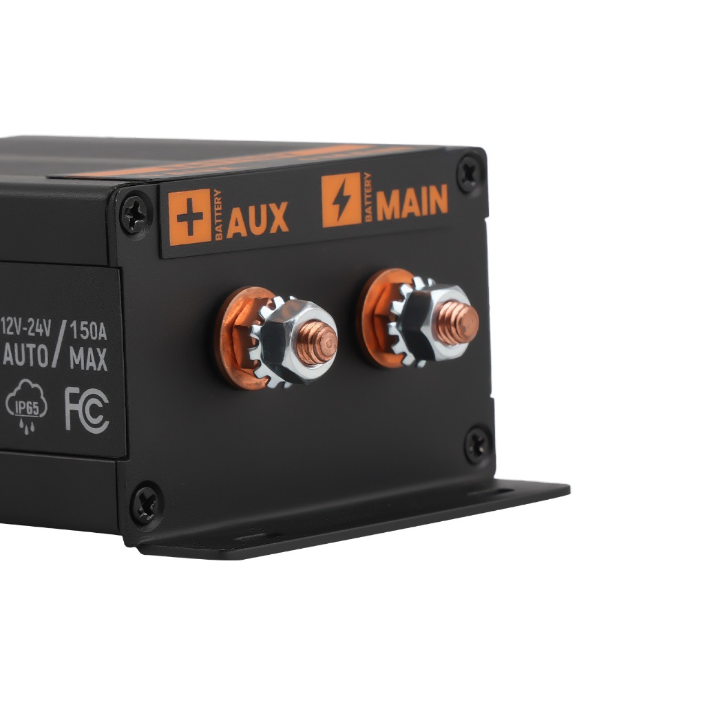 ชุดจัดการแบตเตอรี่คู่150A 12V/24V อัจฉริยะ รองรับรถทุกรุ่น ควบคุมแยก–เชื่อมแบตได้ พร้อมตัวควบคุมแสดงโวลต์ รุ่น SM-DB150A03 - รูปที่ 4