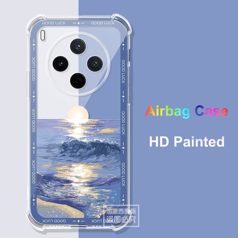 สําหรับVivo Y500 5Gเคสโทรศัพท์สําหรับVivo Y500 Pro 5Gโปร่งใสรวมทุกอย่างTPU Anti-FallซิลิโคนShell Y50