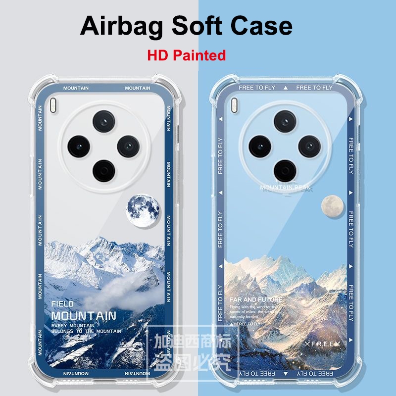 สําหรับVivo Y500 ProคริสตัลสําหรับVivoY500 Pro AirBagปกป้องMatteกลับสําหรับVivo Y500ProฝาครอบY500 Y3