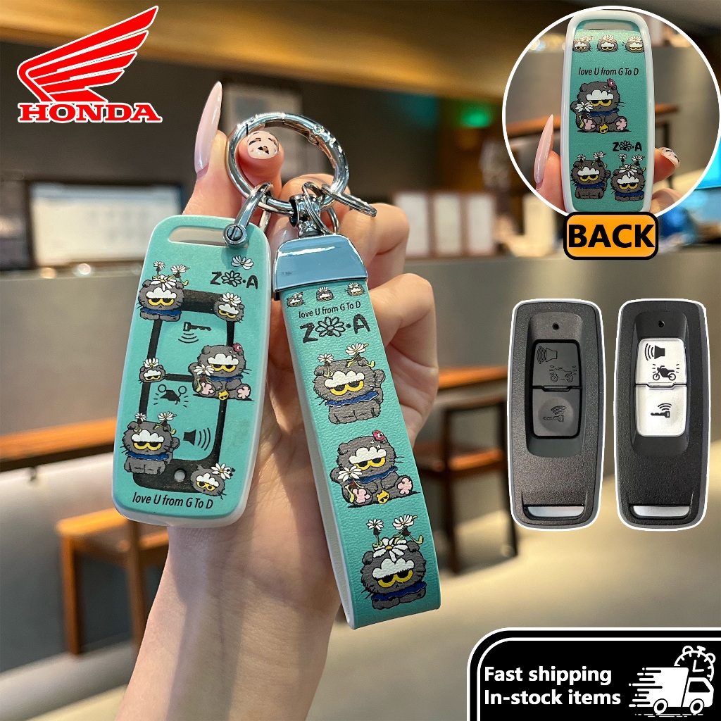 Zoa Diy Honda motor key covers Zoa  pcx160/giorno/forza 350/คลิก 160 พวงกุญแจรถจักรยานยนต์ Honda เคสกุญแจรถ GD กุญแจรถ motor key moto key เคสกุญแจรถมอเตอร์ไซค์ ซองกุญแจมอเตอร์ไซค์ Vision