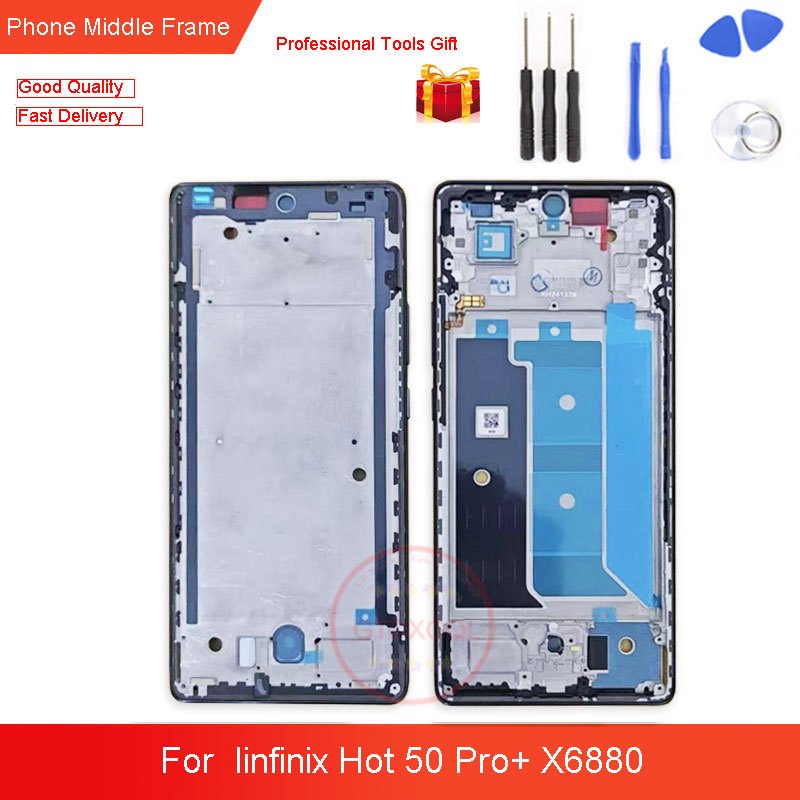 ใหม่สําหรับ infinix Hot 50 Pro+ X6880 กรอบกลาง