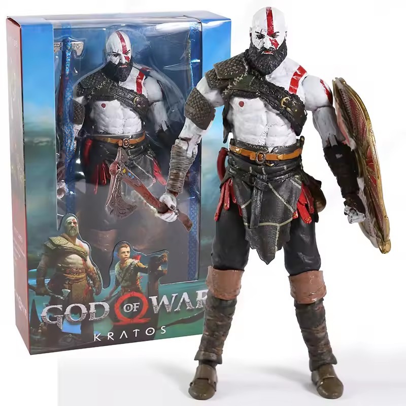 แอ็คชั่นฟิกเกอร์ God of War 4 Kratos พร้อมขวาน Leviathan