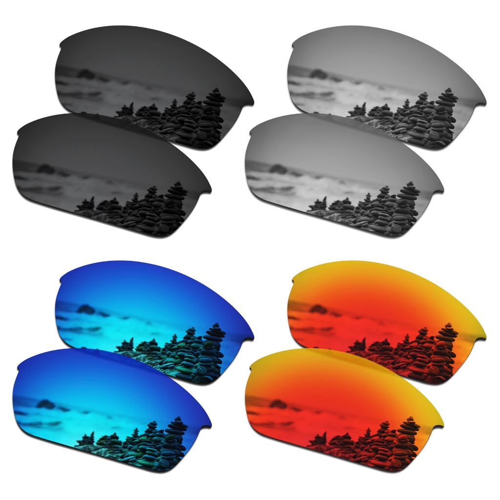 Combo Pack เลนส์ทดแทนสำหรับแว่นกันแดด Jack|Flak ป้องกัน UV 400 และติดตั้งง่าย