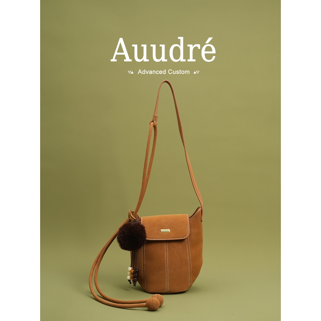 AUUDRE حقيبة دلو صغيرة ريترو للعمل — صورة 4