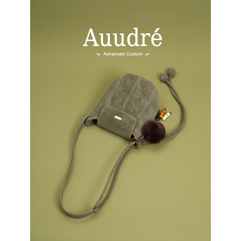 AUUDRE حقيبة دلو صغيرة ريترو للعمل — صورة 2