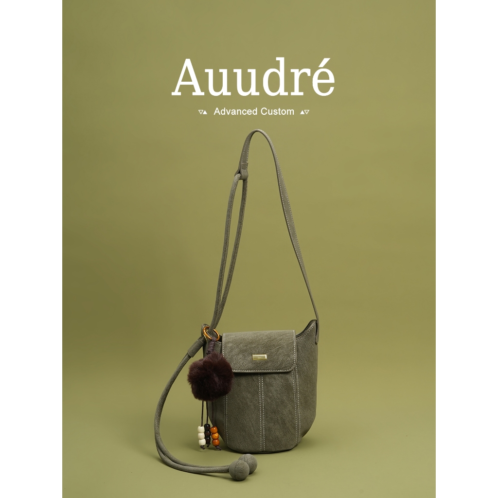 AUUDRE حقيبة دلو صغيرة ريترو للعمل — صورة 3
