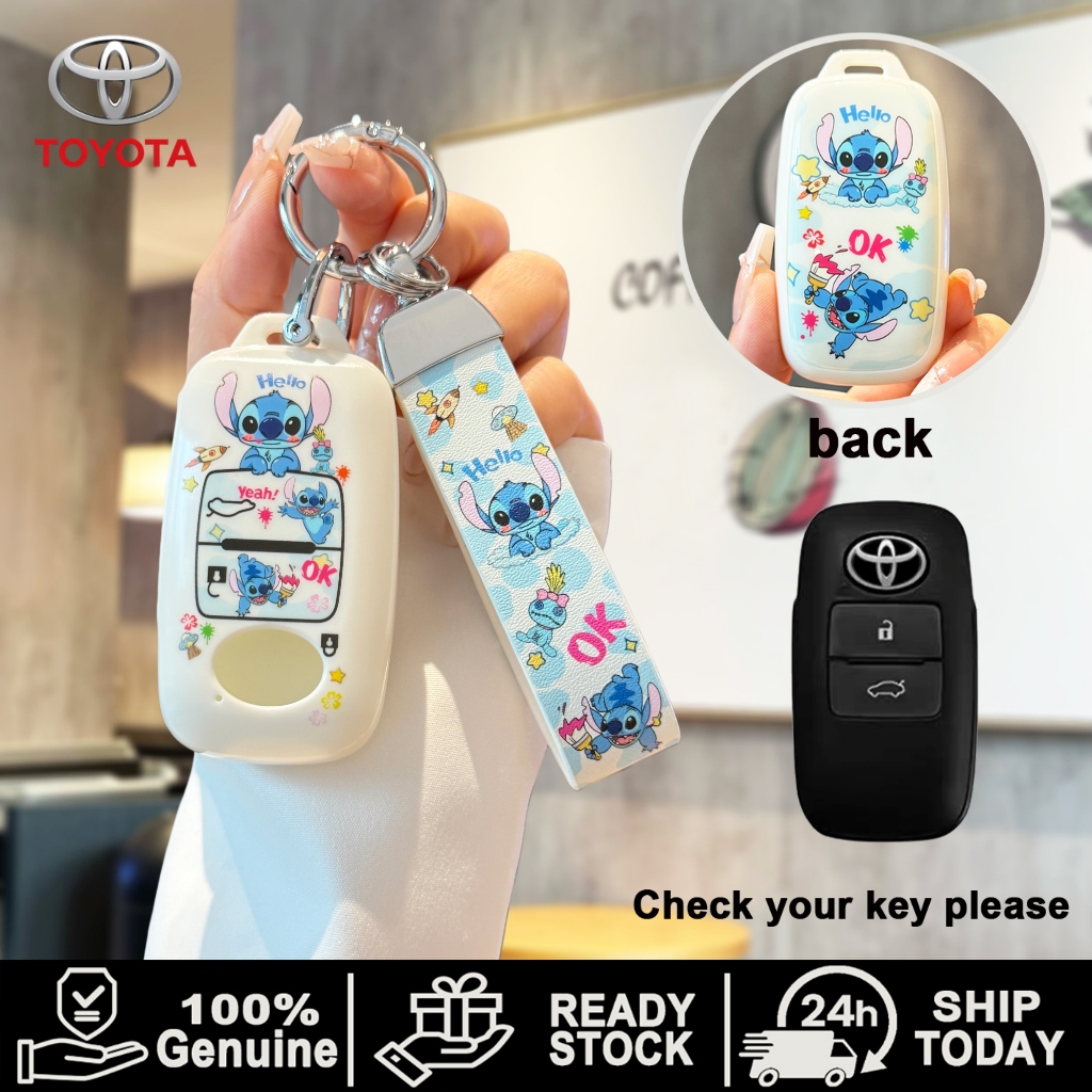 TPU ปลอกกุญแจรถรีโมท Toyota vios 2023-2025 Raize2022-2025/ Veloz 2022-20255/AVANZA2022-2025 ฝาครอบกุญแจ Keyless อุปกรณ์เสริม 2-3 ปุ่ม