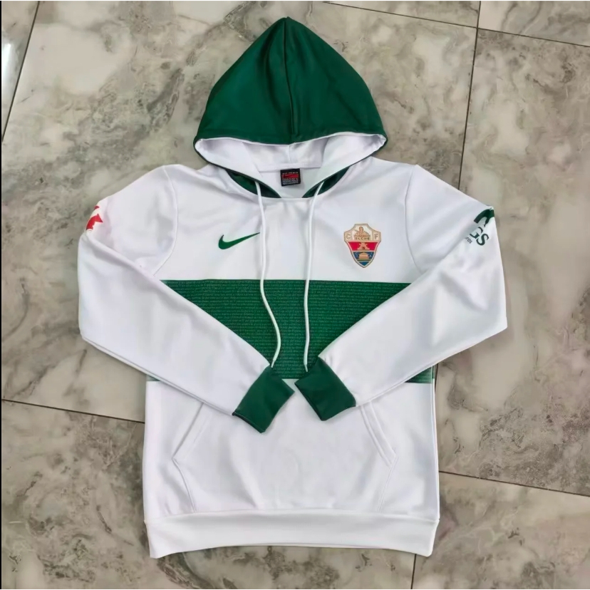 2025-26 Elche Home เสื้อสเวตเตอร์มีฮู้ดแขนยาว S-XXL 1:1
