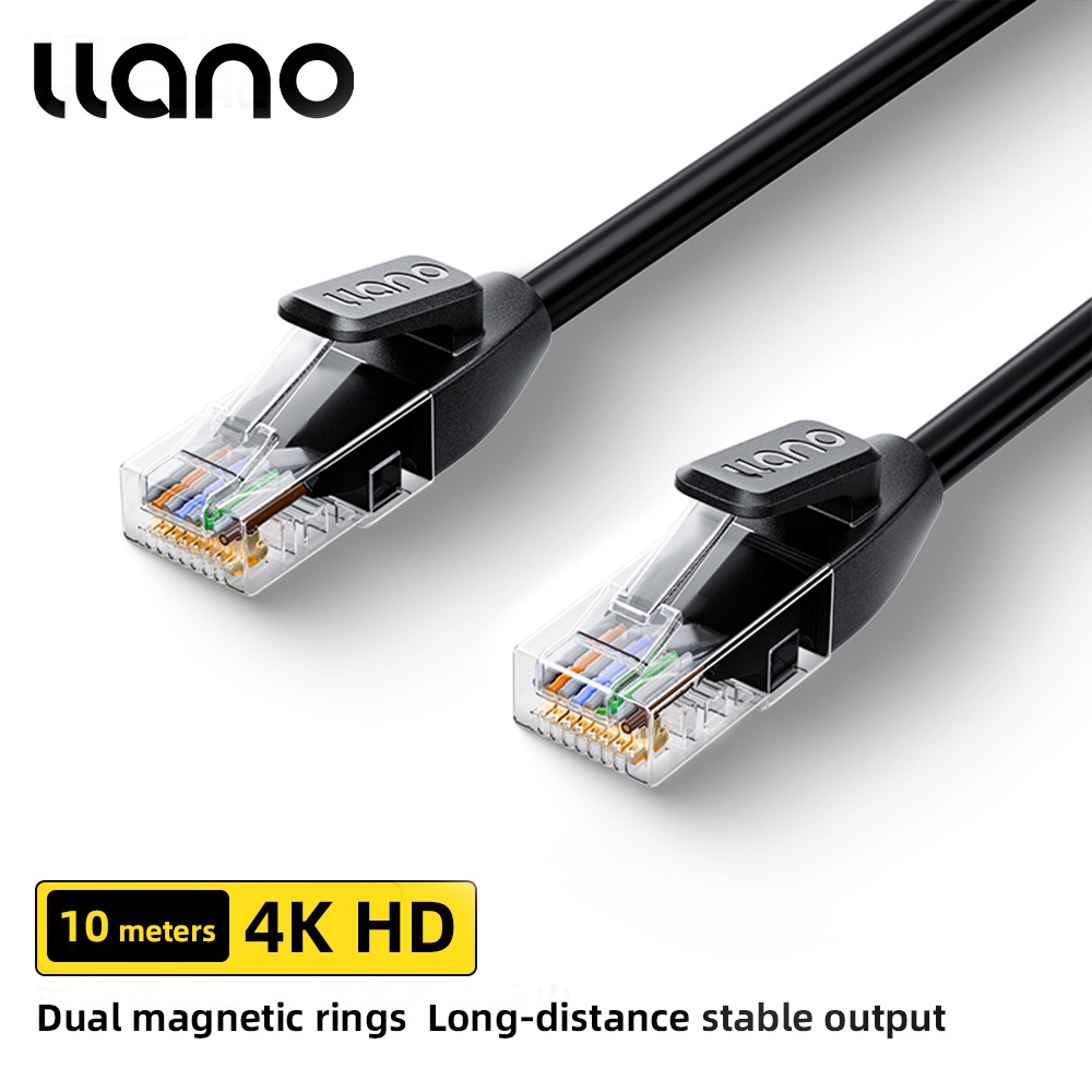 LLANO Cat6 สายอีเธอร์เน็ต RJ45 CAT6 8m 10m 15m 20m