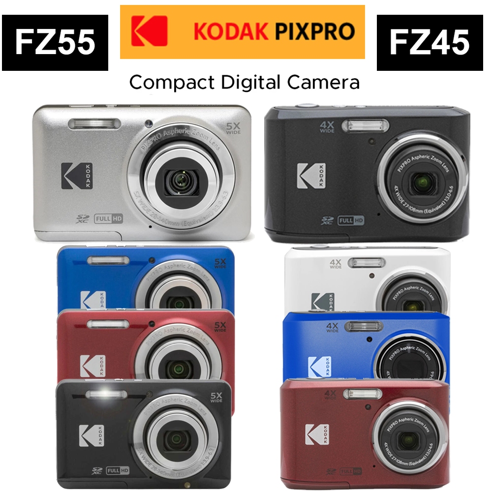 Kodak PIXPRO FZ55 FZ45 Friendly Zoom กล้องดิจิตอลขนาดกะทัดรัด