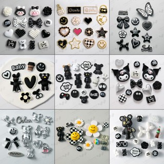 ชุดอุปกรณ์เสริมแฟชั่นสำหรับรองเท้าผู้หญิง สไตล์โมเดิร์น สีดำ…