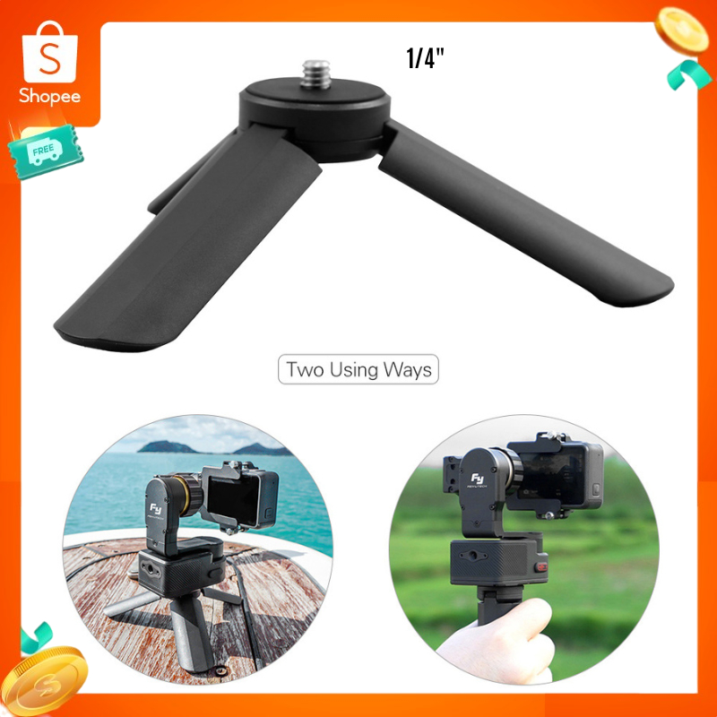 Andoer ขาตั้งกล้องสามขา ขนาดเล็ก แบบพกพา พับได้ สําหรับ FeiyuTech WG2 G5 SPG Series Vimble c SUMMON WG WGS G4S G4 Pro