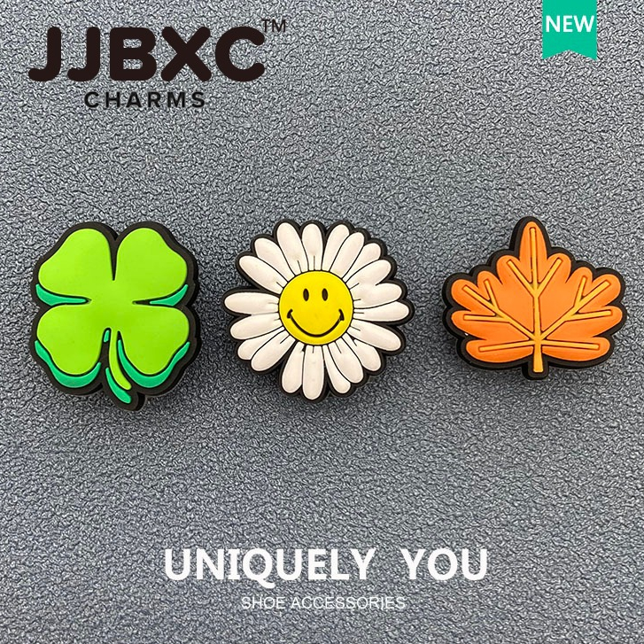 JJBXC ตัวติดรองเท้า charm ลายสติทช์ธีมซัมเมอร์ น่ารัก สีสันสดใส ตกแต่งรองเท้าแฟชั่น อุปกรณ์ตกแต่งรองเท้า