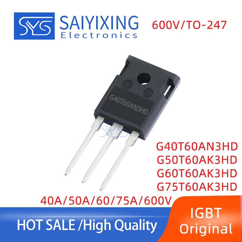 2PCS Original IGBT 40N60FD2 50T65FD1 75T65S TO-247 ทรานซิสเตอร์พลังงาน SGT40N60FD2P7 SGT50T65FD1P7 S