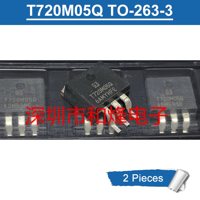 2 ชิ้น T720M05Q TO-263-3 TL720M05-Q1 Low-Dropout เครื่องปรับแรงดันไฟฟ้าใหม่เดิม