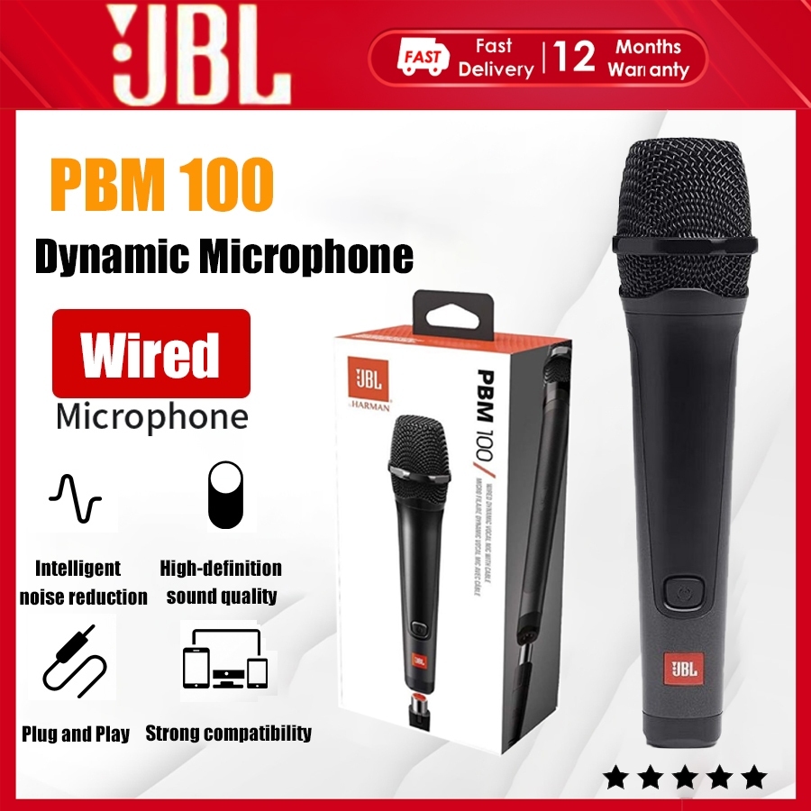 ไมโครโฟนแบบมีสาย JBL PBM100 เหมาะสําหรับ JBL PARTYBOX