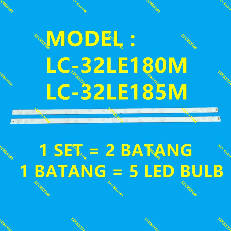 ใหม่ 1 ชุด LC-32LE180M LC-32LE185M LC-32LE280X LC-32SA4200X SHARP 32" LED TV Backlight LC-32LE180 LC