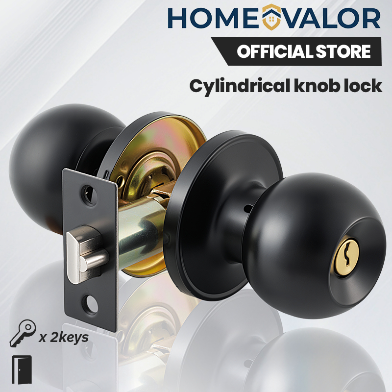 Valorfield ทรงกลม ลูกบิดประตู 6871/6801 knob (มี 2 ปุ่มใน Sealed Blister)