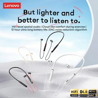 Lenovo Y111 หูฟังบลูทูธแบบคล้องคอ หูฟังกีฬา เสียง HiFi และ Hi-Res พร้อมดีไซน์แม่เหล็ก