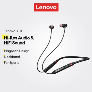 Lenovo Y111 หูฟังบลูทูธแบบคล้องคอ หูฟังกีฬา เสียง HiFi และ Hi-Res พร้อมดีไซน์แม่เหล็ก