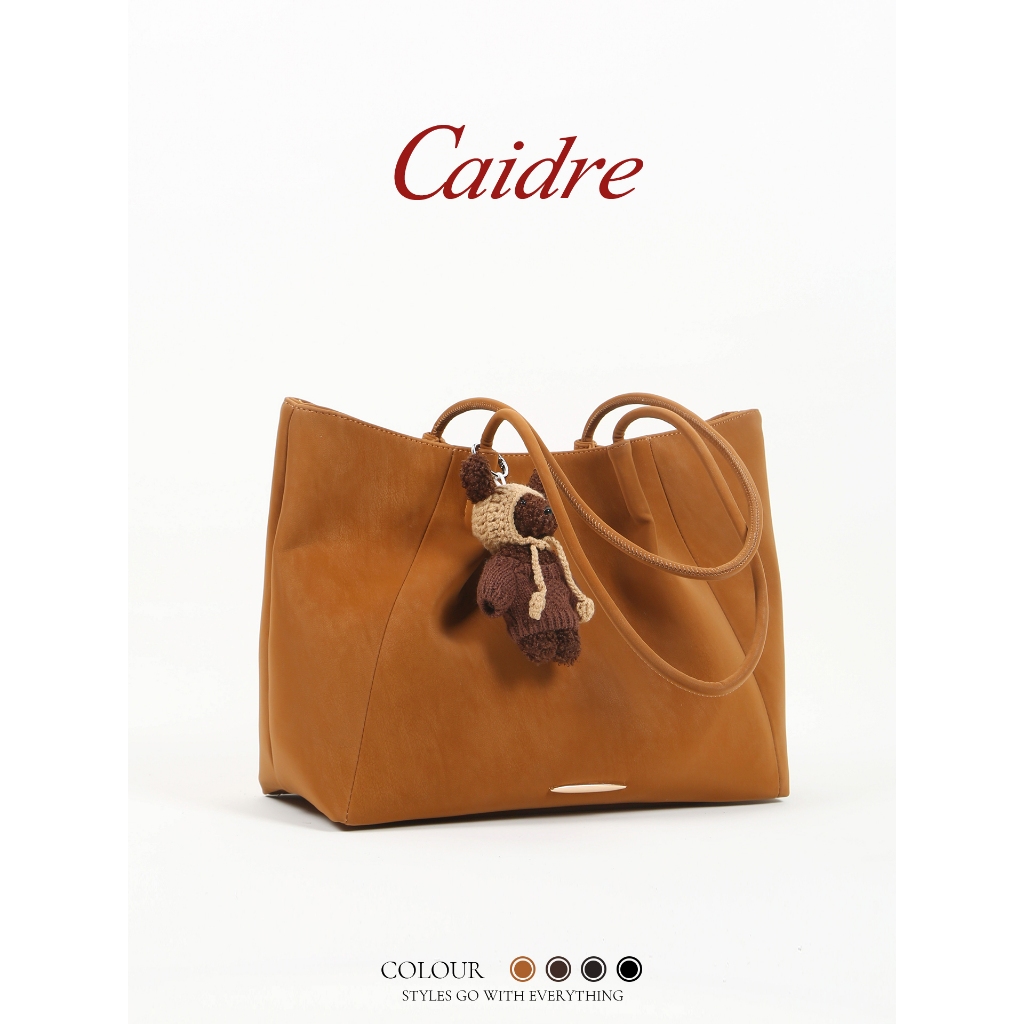 Caidre Tote Bag กระเป๋าถือและรัดไหล่สำหรับผู้หญิง ออกแบบมาด้วยความจุที่มาก