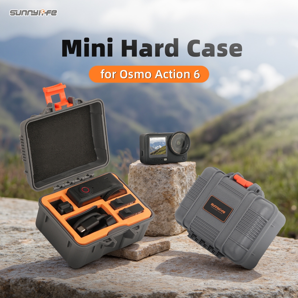 สําหรับ ดีเจ ออสโม การกระทํา 6 มินิกล่องเก็บกันน้ําความปลอดภัยป้องกันกล่องป้องกันการหล่นและความต้านทานความดันการกระทํา 6 ถุงเก็บ