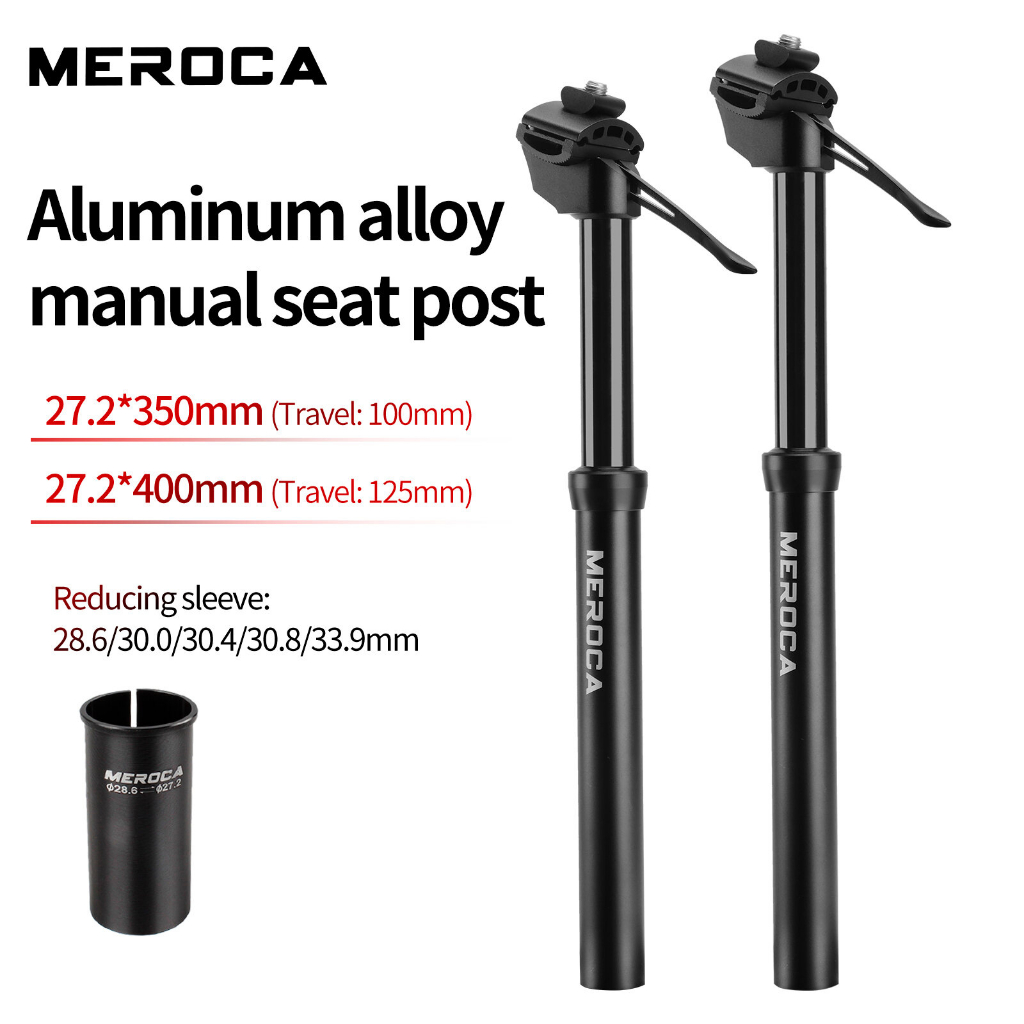 MEROCA SP-01 MTB Dropper Seatpost คู่มือปรับความสูงไฮดรอลิก Seatpost 27.2 มม.33.9 มม.สําหรับจักรยานเ