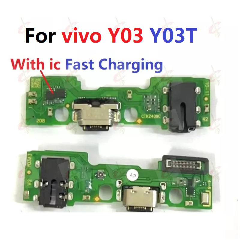 แพรตูดชาร์จ ตูดชาร์จ (Charging board) สําหรับ vivo Y03