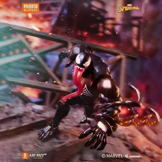 Pluco Building Block Man Marvel Heroes Spider-Man Star Edition Fifth Bullet Assembling Spider-Web Era Toy Venom Doll