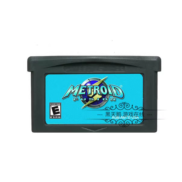 Metroid Fusion & Zero Mission – ตลับหมึกเกม GBA 32 บิตสําหรับ GBA/NDS
