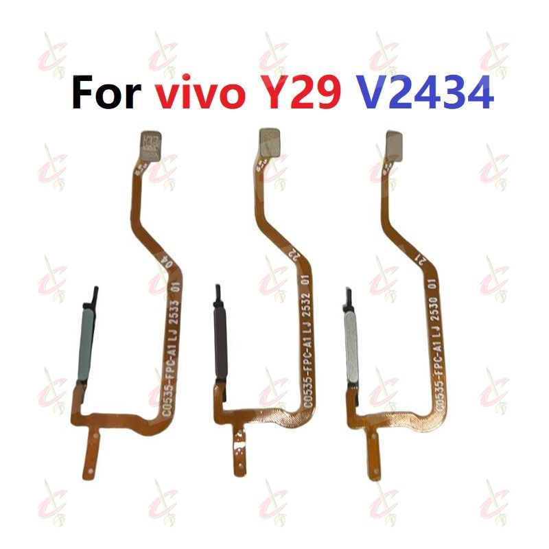 เซ็นเซอร์ลายนิ้วมือพิมพ์ลายนิ้วมือสําหรับ vivo y29 4G ปุ่มไฟ flex V2434