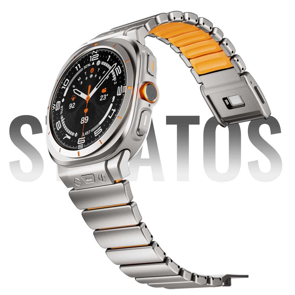 Nomad Stratos Titanium Strength Band สําหรับ Samsung Galaxy Watch Ultra (2025) 47 มม.สายนาฬิกาซิลิโค