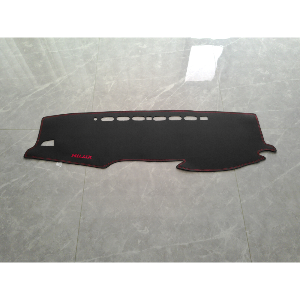 แผ่นรองแดชบอร์ด Toyota Hilux Revo 2016-2025 กันแดด คอนโซลหน้า กันลื่น ป้องกันรอย วัสดุหนังไมโครไฟเบอร์ - รูปที่ 7