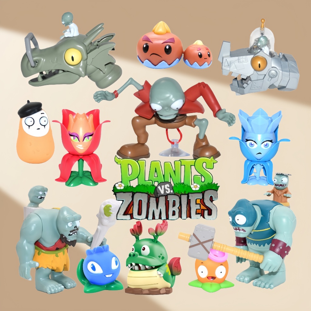 [สต๊อกพร้อม]พืชเทียบกับ ของเล่นซอมบี้เดี่ยว PVZ ในจํานวนมากพืชตัวเลขของเล่นพลาสติกสําหรับเด็กสไตล์ใหม่ 2025 2026