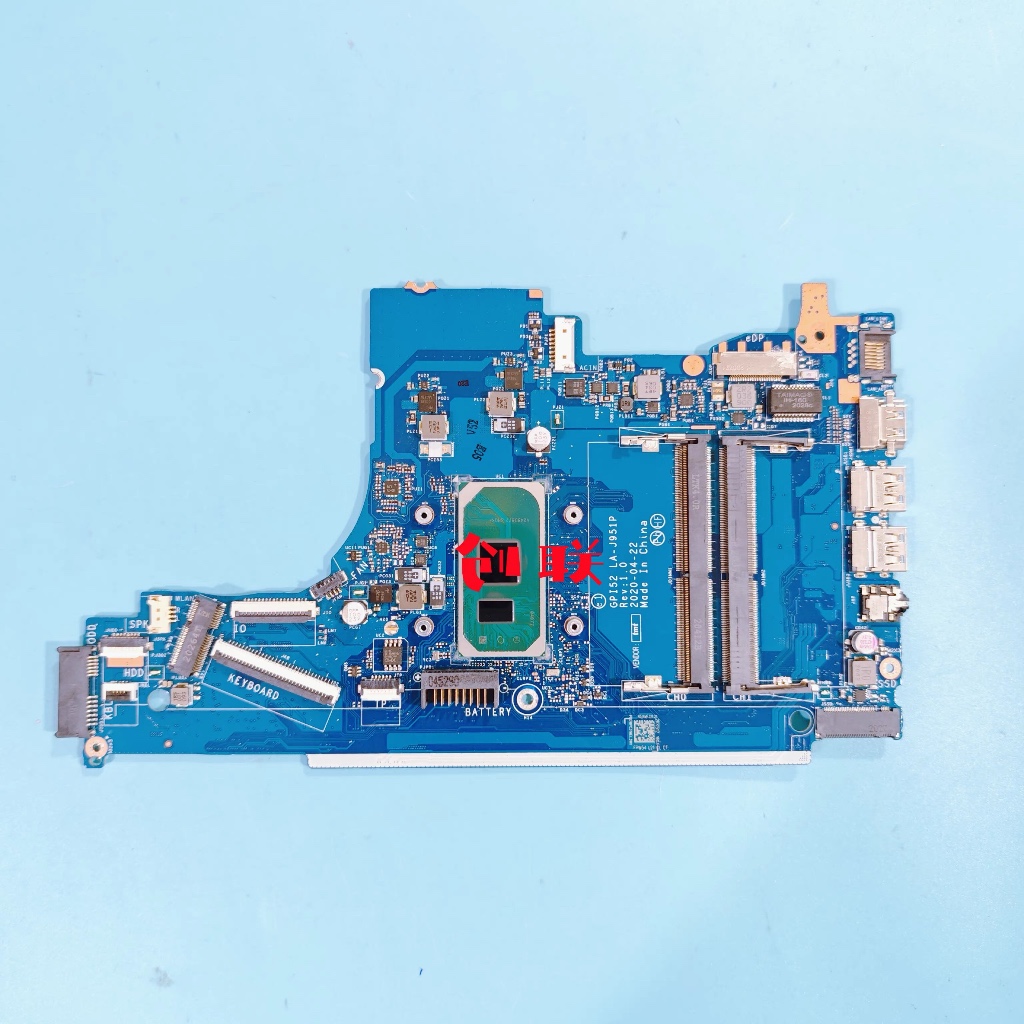 HP 15-DA 250 G7 i3 i5 i7 10th gen CPU GPI52 LA-J951P เมนบอร์ด