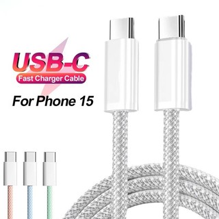 เหมาะสําหรับ iOS 15-17 Pro Max 15 I & ad XM 20W type-C ถึง Type-C สายชาร์จเร็ว