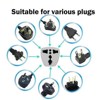 Fast ShipUniversal Adaptor Travelling 2Pin Socket Plug Africa Brazil Germany China Italy AU EU US UK Euro Travel Plug Converter