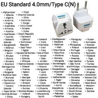 Fast ShipUniversal Adaptor Travelling 2Pin Socket Plug Africa Brazil Germany China Italy AU EU US UK Euro Travel Plug Converter